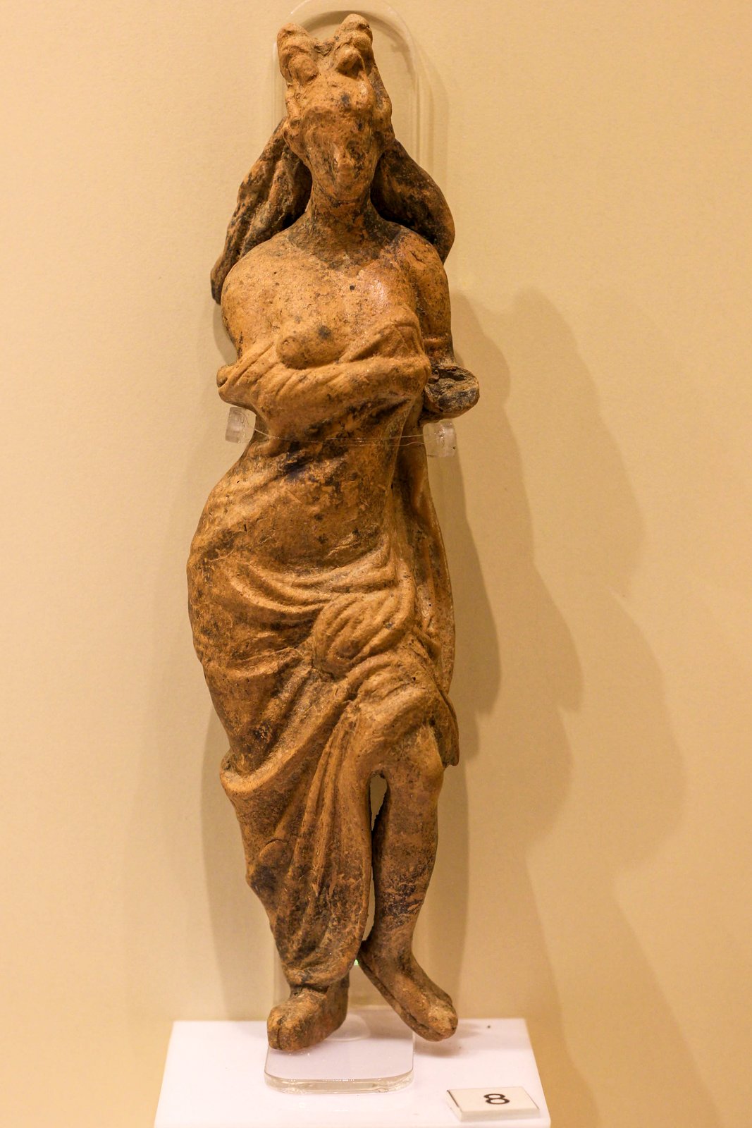 Terracotta figurine of a partially draped female figure, Akhisar Museum.jpg