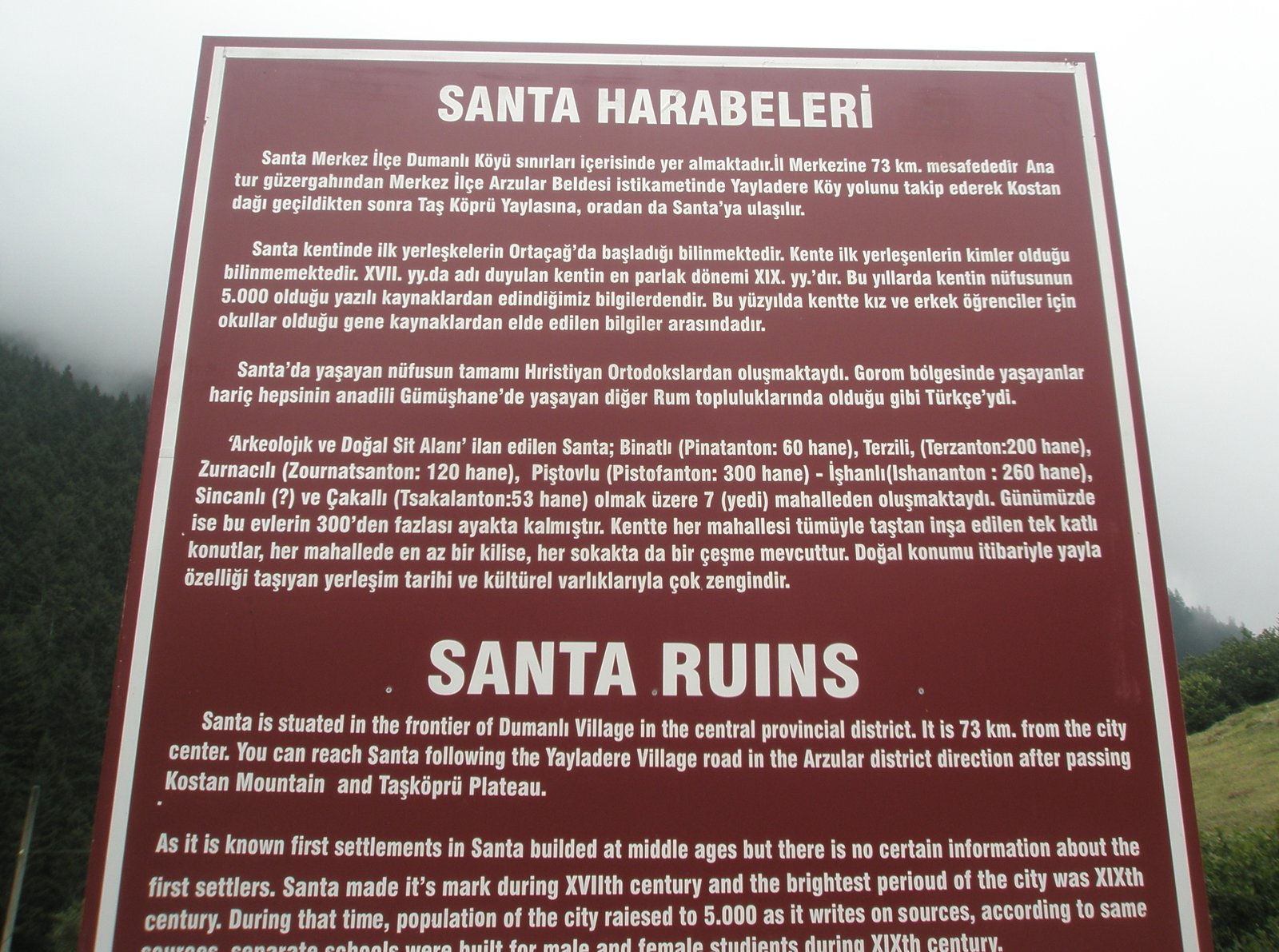 SANTA HARABELERİ görseli